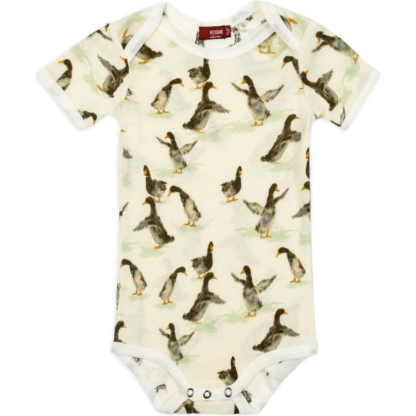 Organic Cotton Short Sleeve One Piece