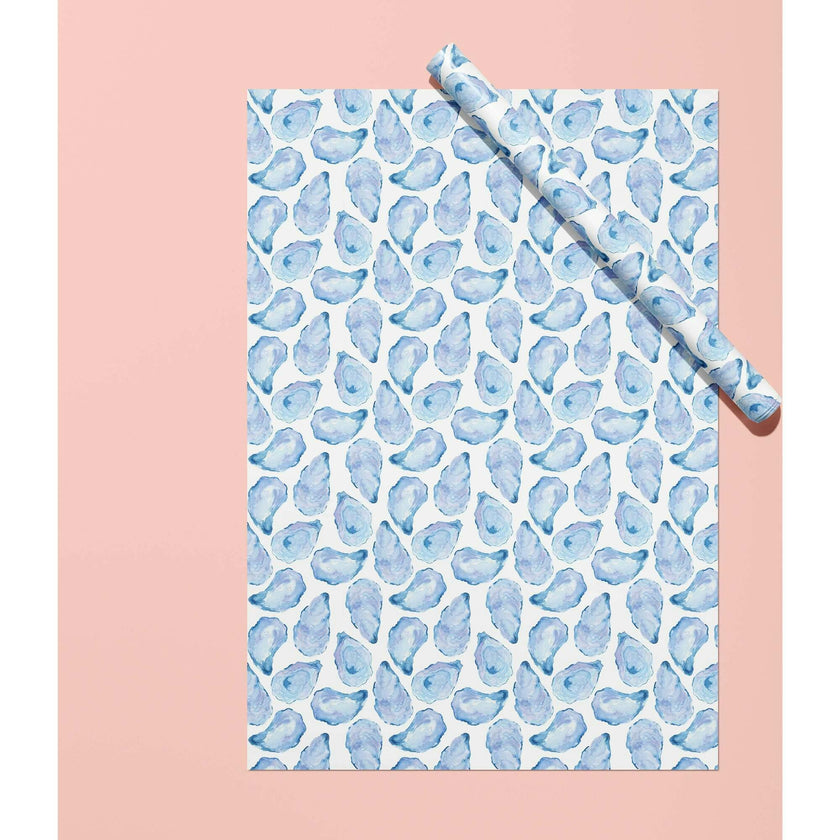 Mussel Shells Coastal Gift Wrap