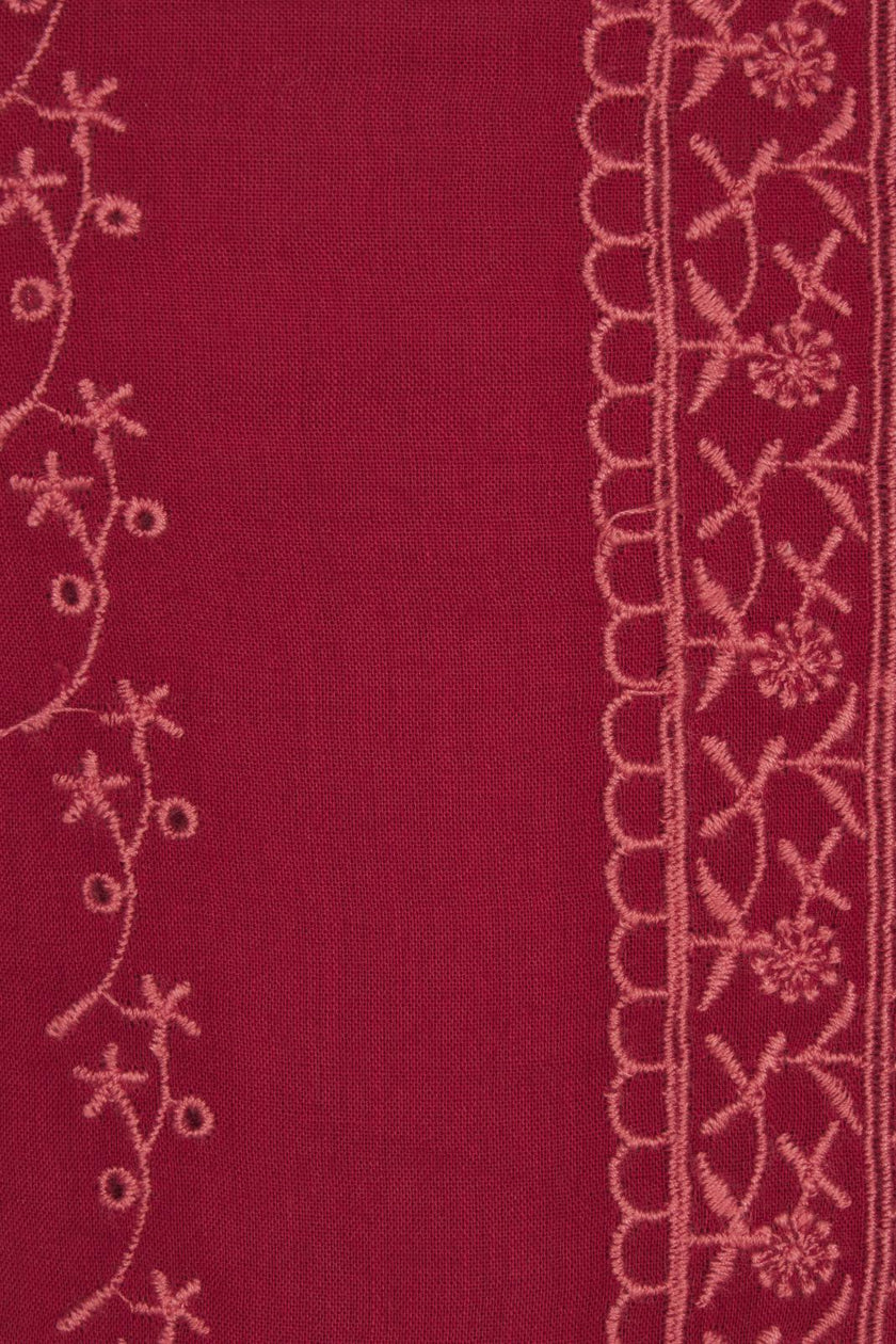 Arden Dress in Garnet