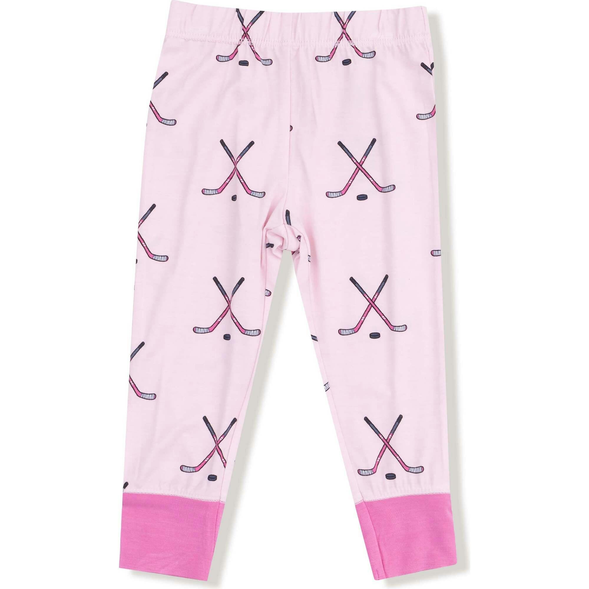 Hockey - Pink - Long Sleeve Loungewear Set