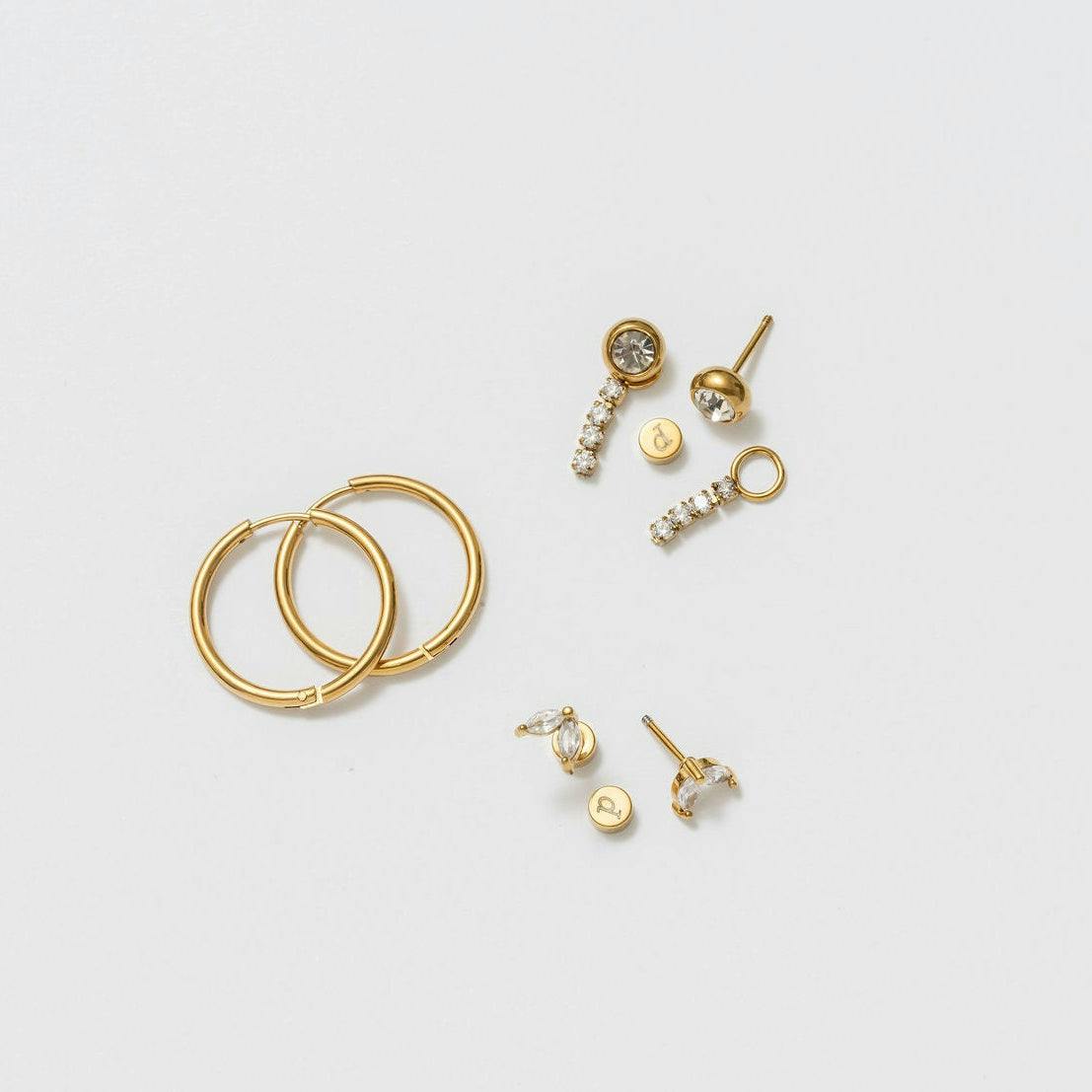 Dangly Diamond Stack Set