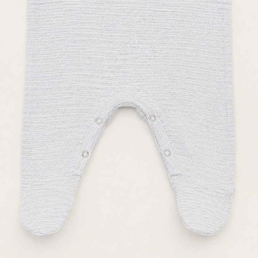 Rib Lap Tee Footie Pajama