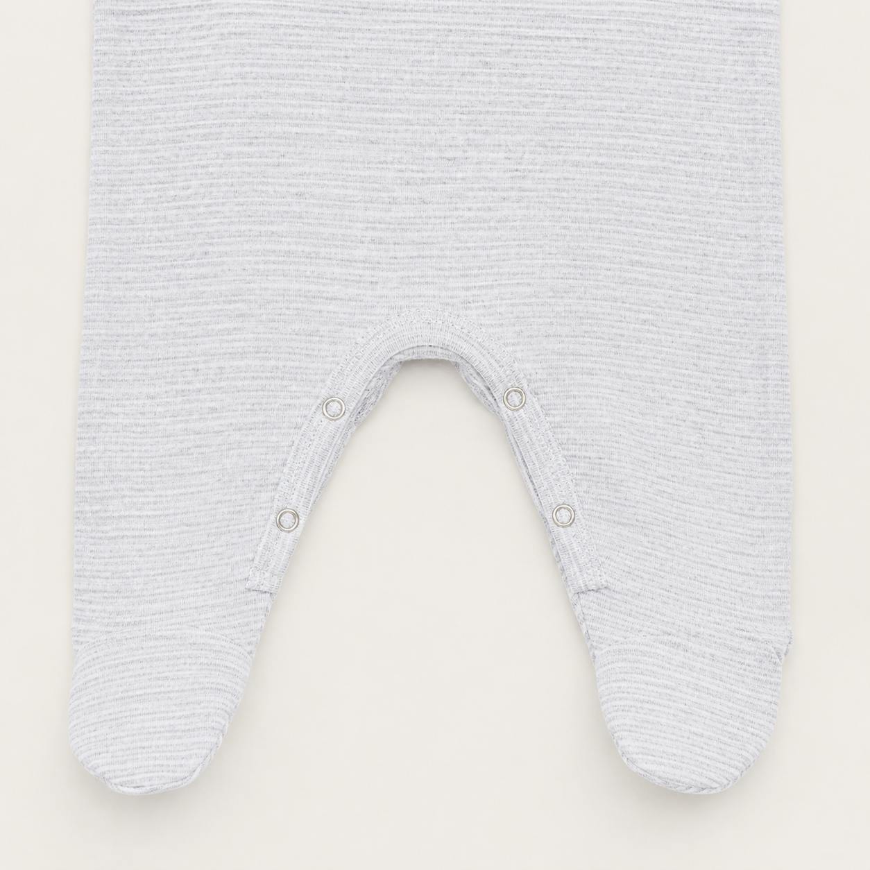 Rib Lap Tee Footie Pajama