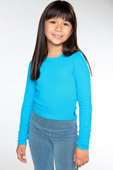 Ultra-Soft Ribbed Long Sleeve Fitted Tee