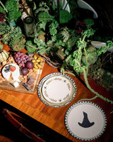 Creepy Casa Hors d'Oeuvres Plate - Bone/Olive