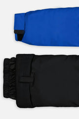 Two Piece Discover Snowsuit Black Brown and Blue