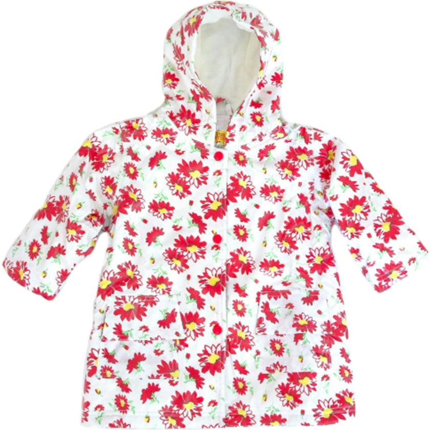 Red Flower Raincoat