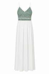 Alice Emerald Trellis Midi Dress
