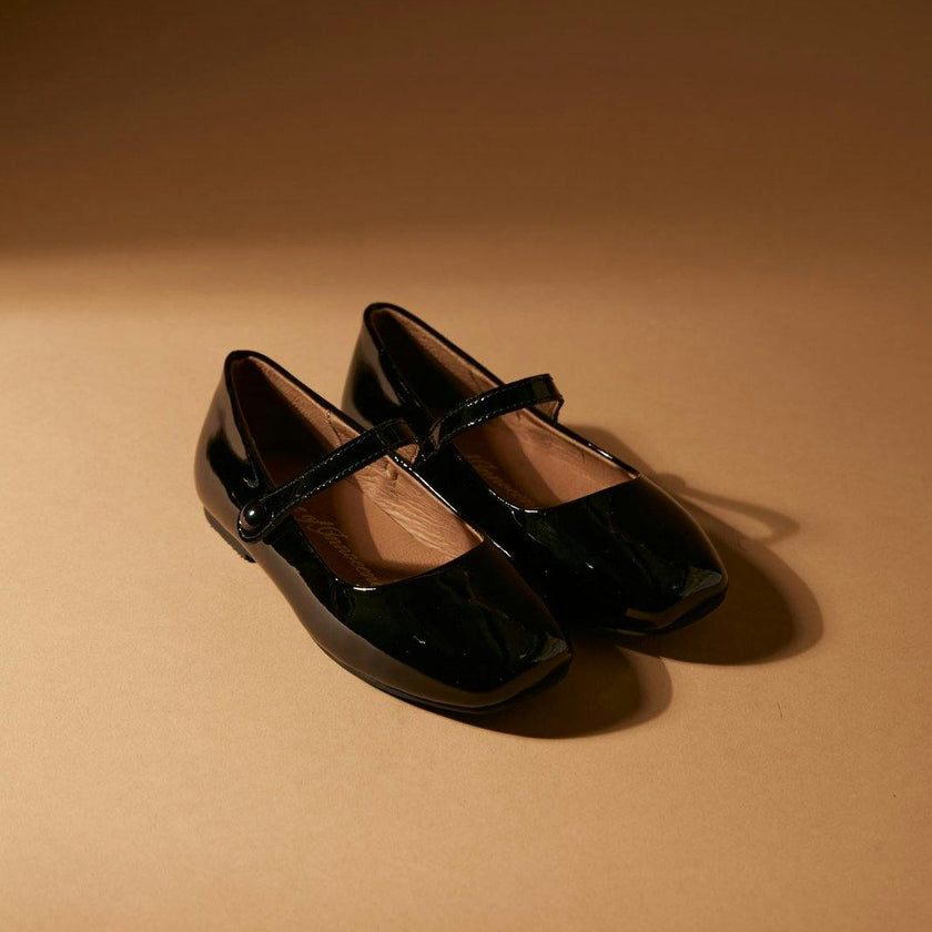 Chloe Patent Leather Square Toe Mary Jane Shoes