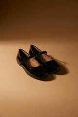 Chloe Patent Leather Square Toe Mary Jane Shoes