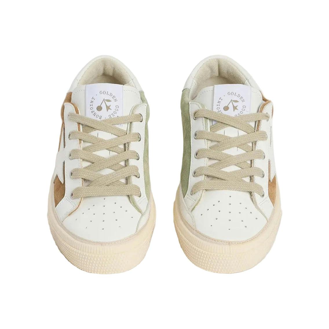 BONPOINT x GOLDEN GOOSE Sneakers - Beige & Leaf