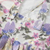 Mariah Embroidered Halter Neck Dress