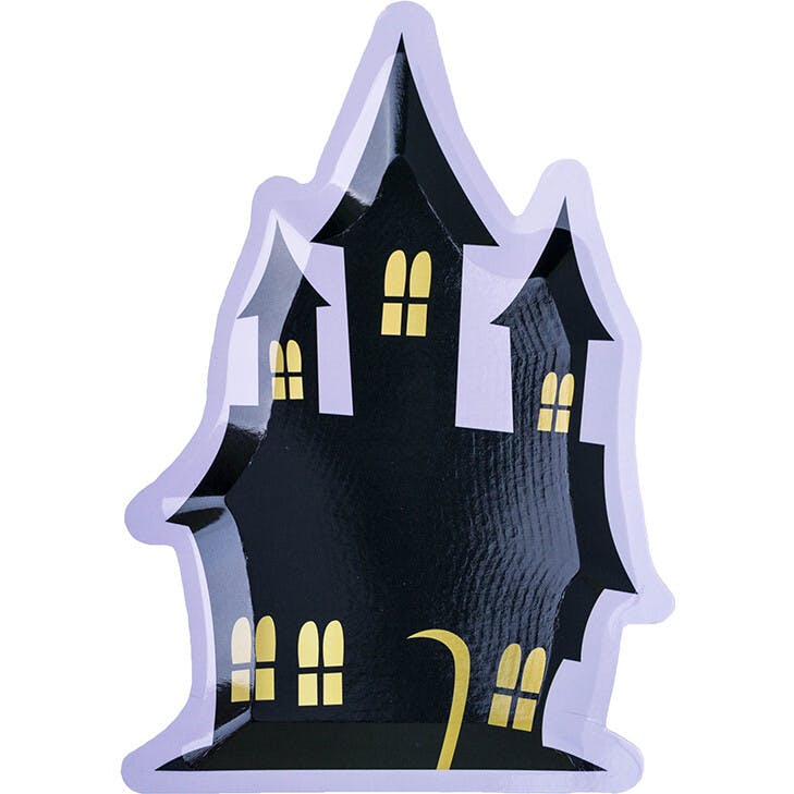 Haunted House Dessert Plates