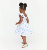 The Tiny Ellie Nap Dress - Blue Botanical