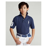 Navy Logo Patch Jr Polo