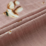 Mushroom Organic Cotton Crib Sheet
