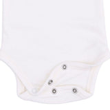 Solid Snow White - Lap Shoulder Bodysuit