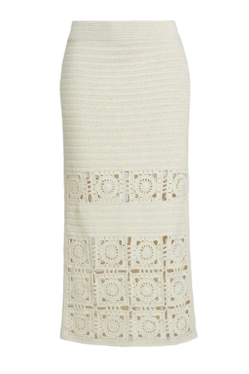 JANA CROCHET SKIRT | IVORY