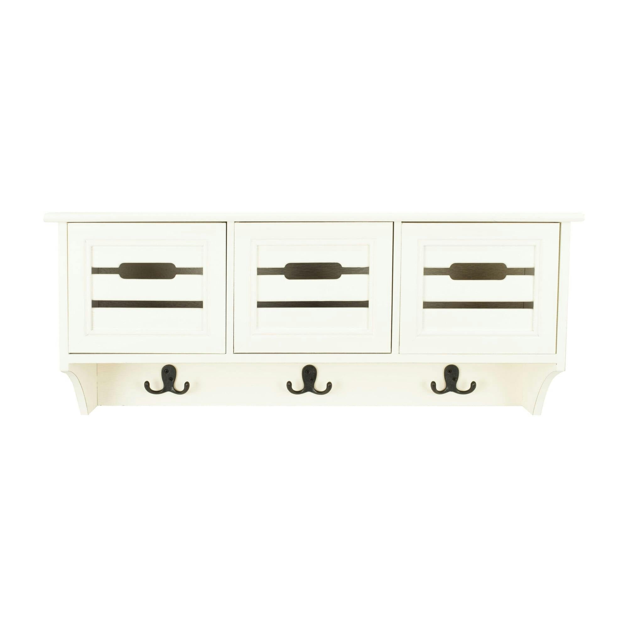 Leon Hanging 3-Drawer Wall Rack