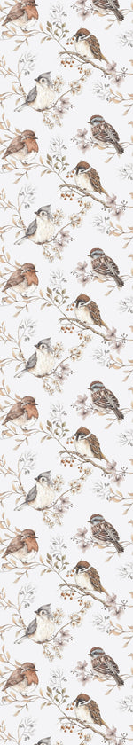 White & Gray Birds Wallpaper