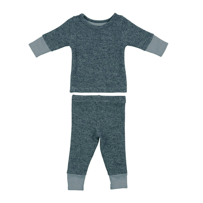 Brushed Sweater Knit 2-Piece Lounge Set