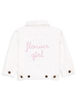 Baby + Kids "flower girl" Denim Jacket