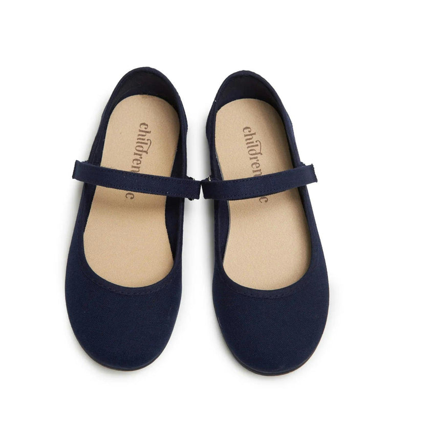 Canvas Mary Janes