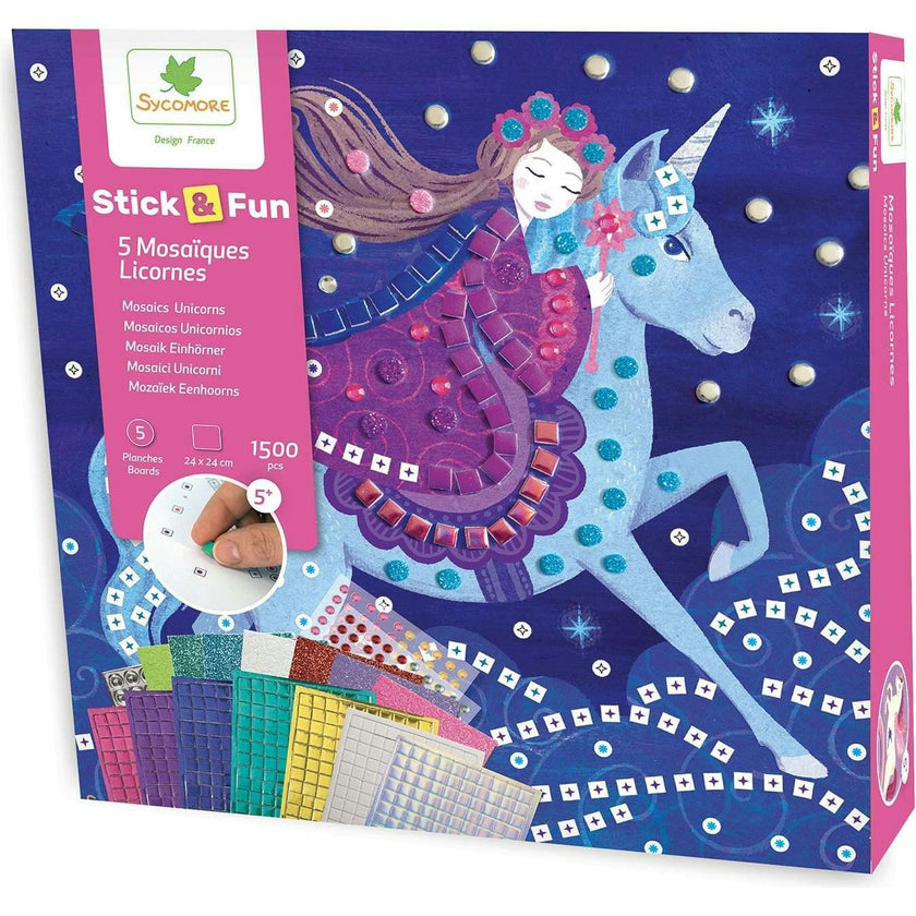 Stick'N Fun - Mosaics Unicorns - 5y+