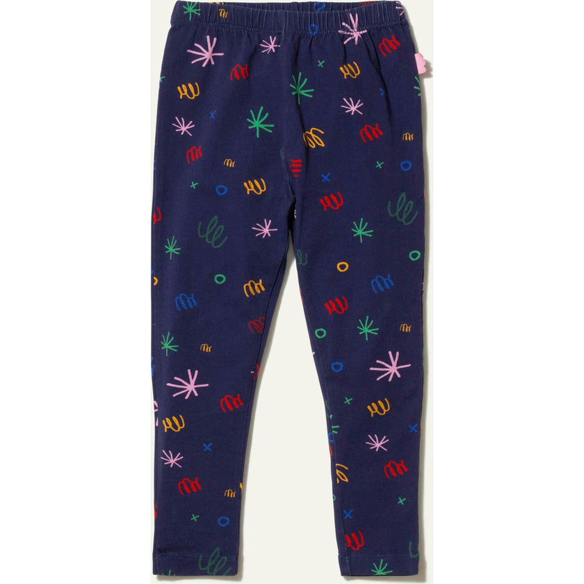 Recycled Cotton Confetti Kid Legging