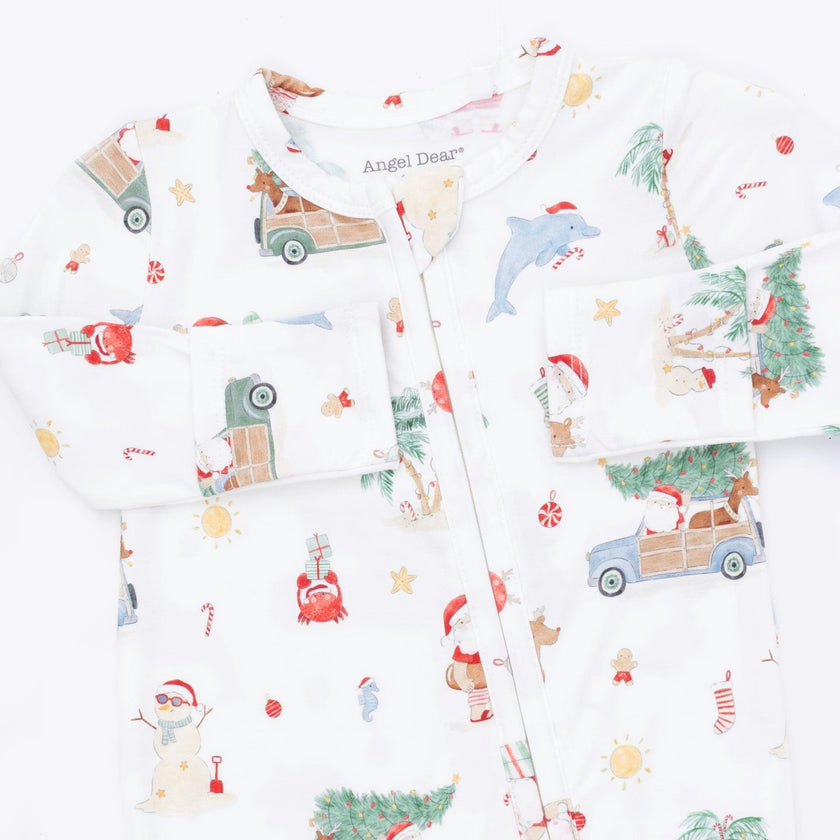 Beach Christmas - 2 Way Zipper Footie
