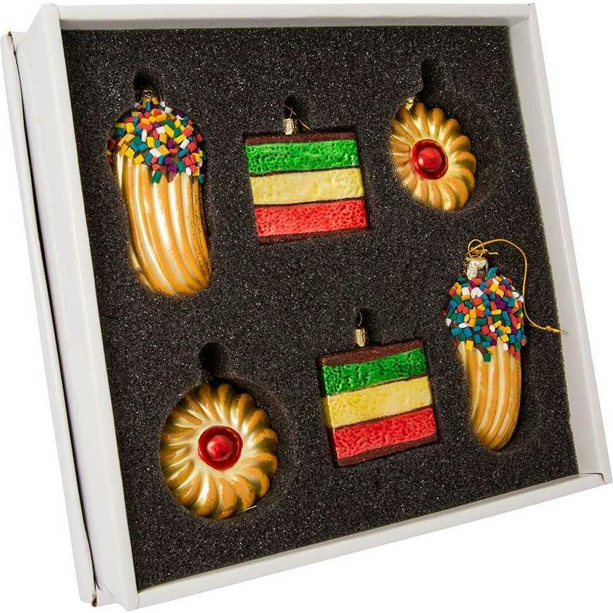 Noble Gems Cookie Glass Ornament Set