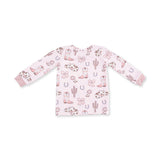 Cowgirl Boots and Bows - Long Sleeve Loungewear Set
