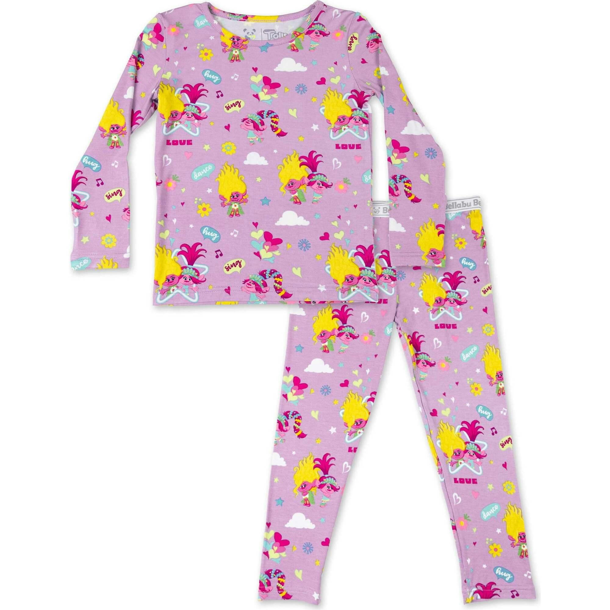 Trolls Valentine's Day Bamboo Kids Pajamas