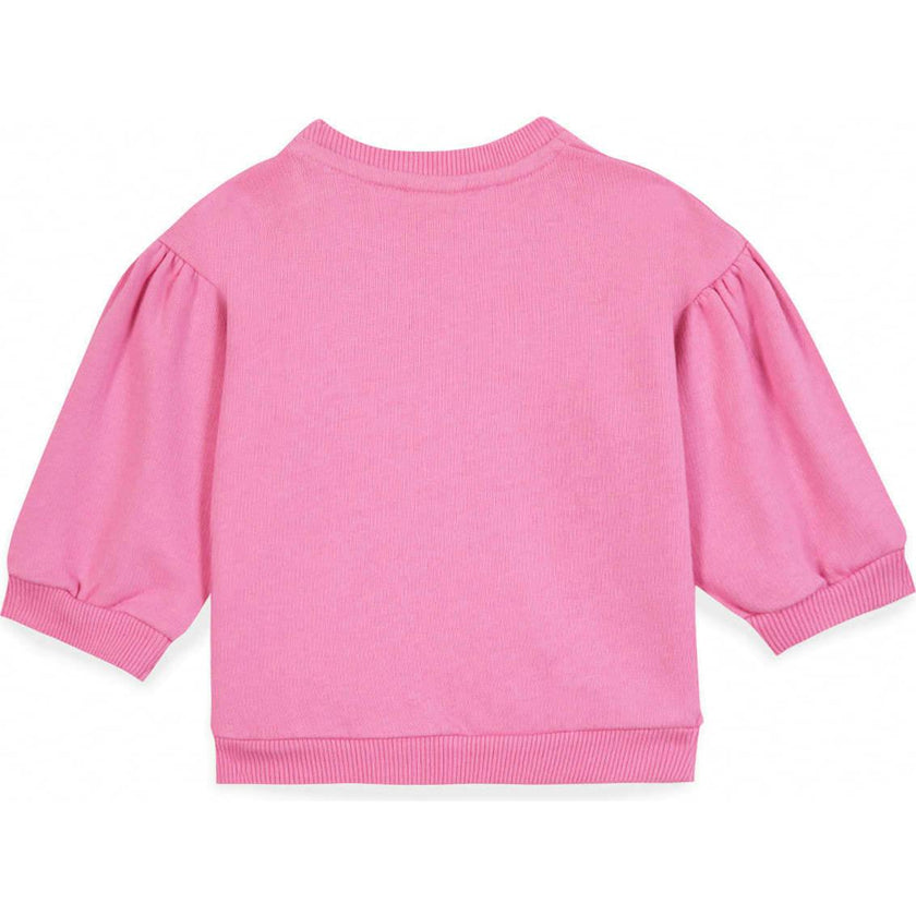 BONTON Chilled Milk Baby Sweatshirt - Rose Fiesta