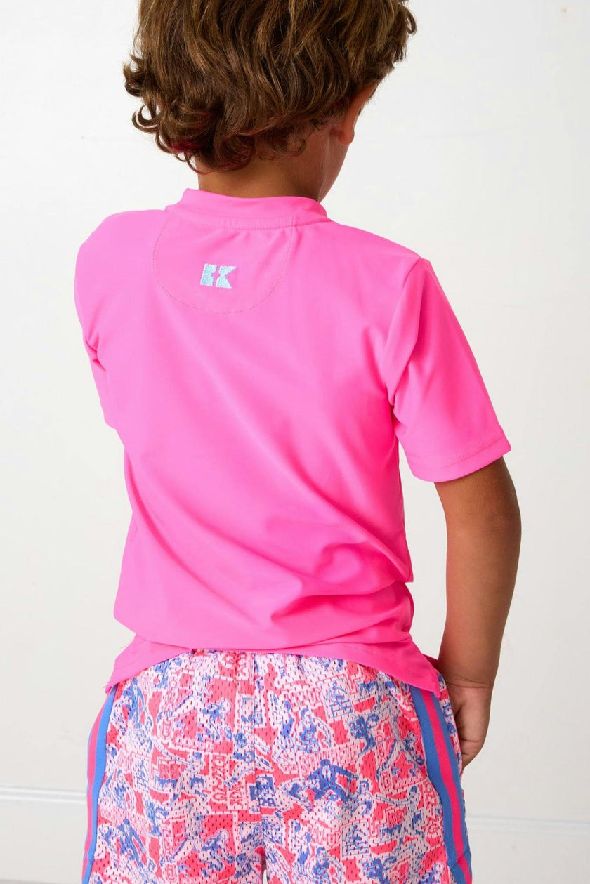 neon pink practice shirt
