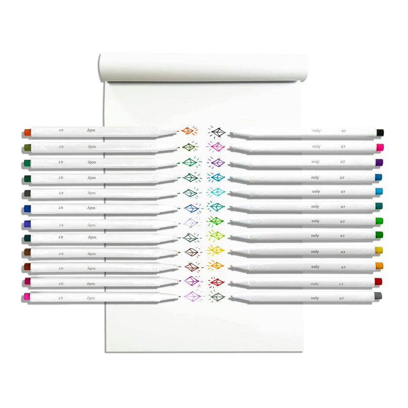 Seriously Fine Tip Markers - Set of 24