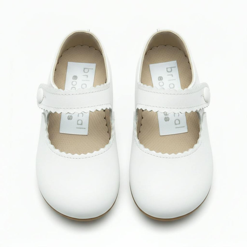Emma Pre-Walker Baby Shoes - White
