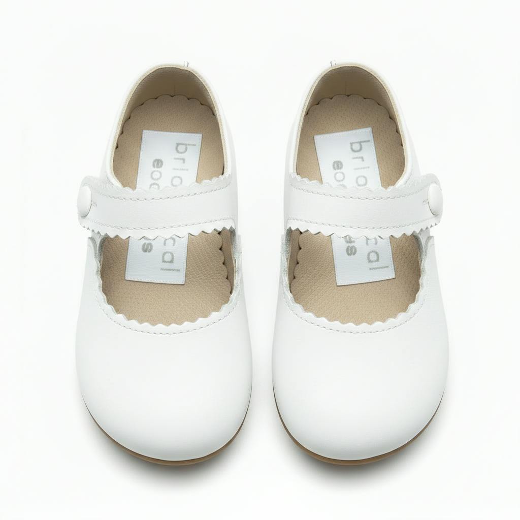 Emma Pre-Walker Baby Shoes - White