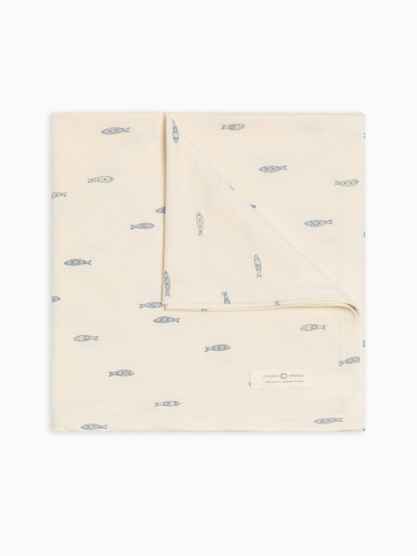Swaddle Blanket / Marino + Rain