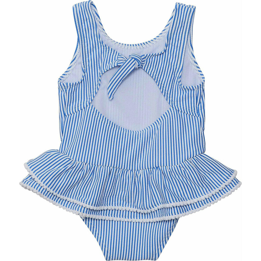 Sleeveless Ruffle Waist Skirt Swimsuit