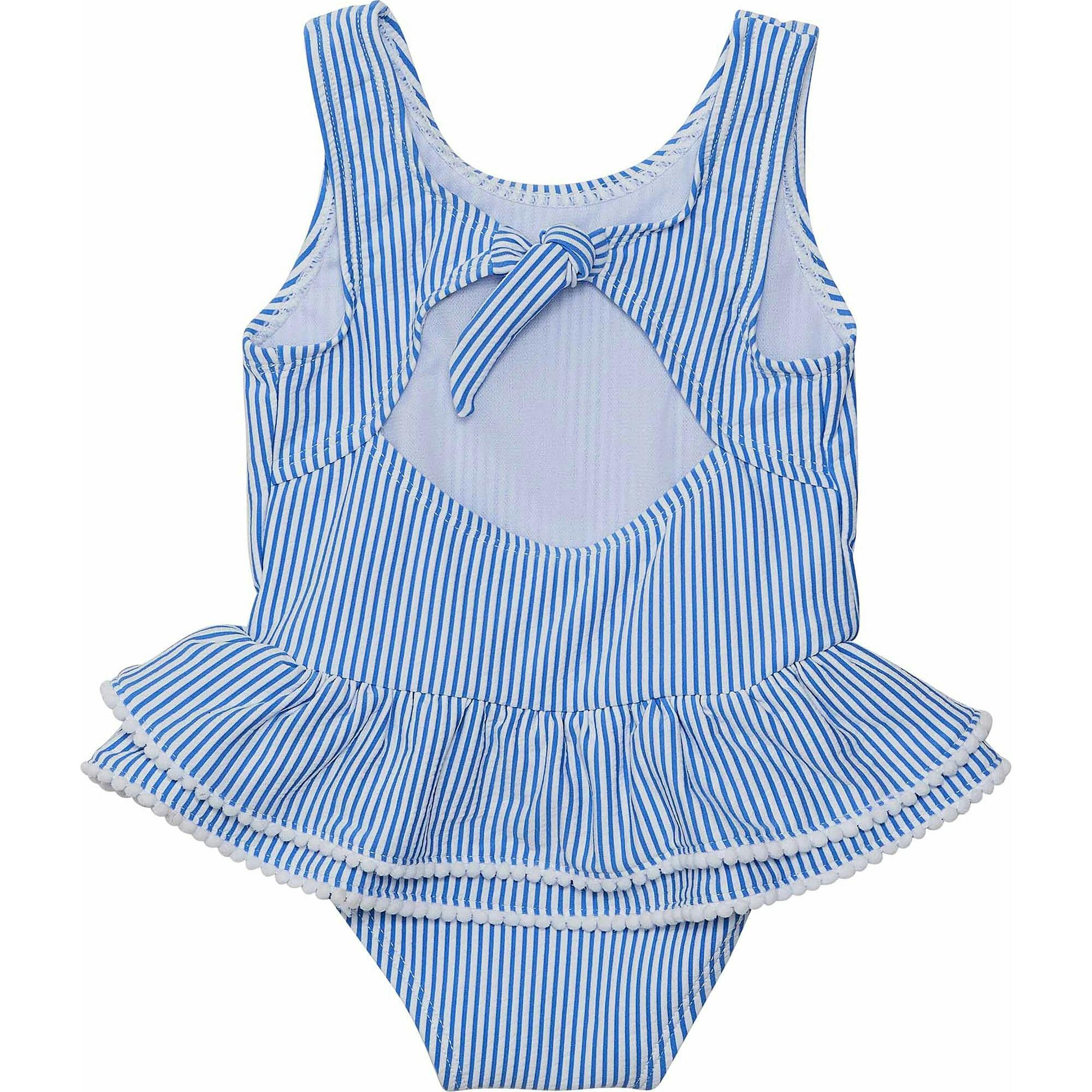 Sleeveless Ruffle Waist Skirt Swimsuit