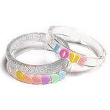 Love & Heart Candy Bangle Set