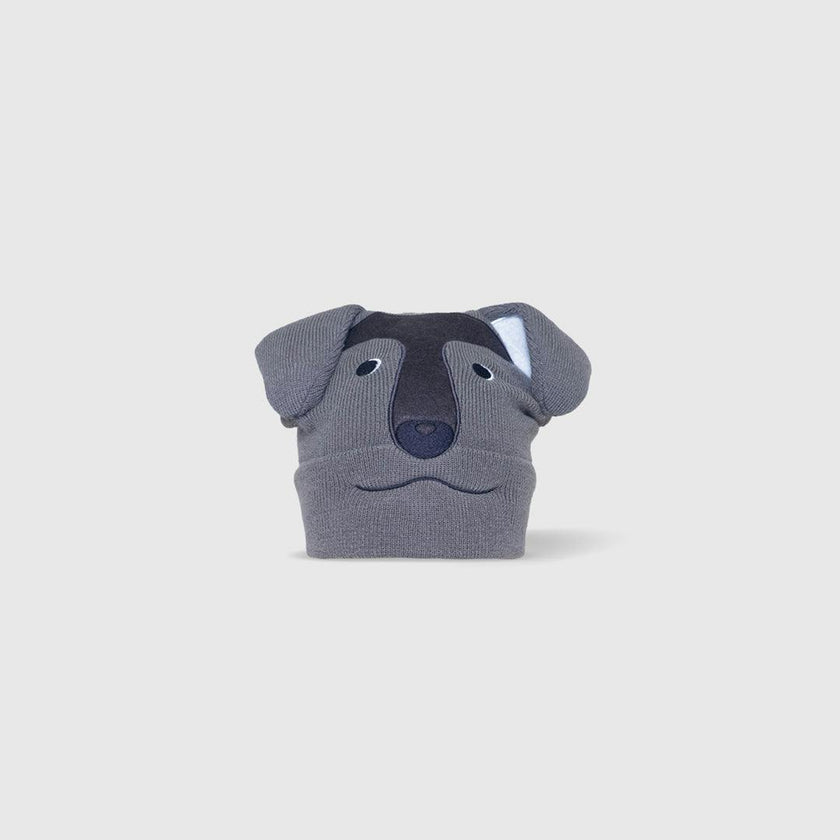 The Big Face Beanie – Walter the Black Lab