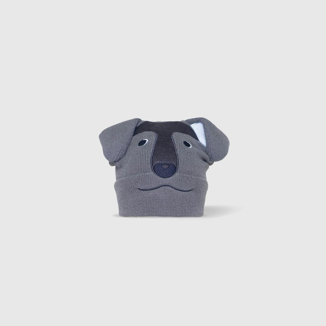 The Big Face Beanie – Walter the Black Lab