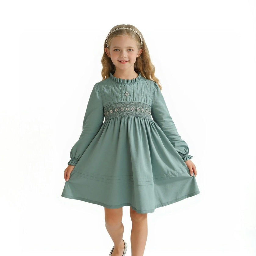 Jade Gathered Dress