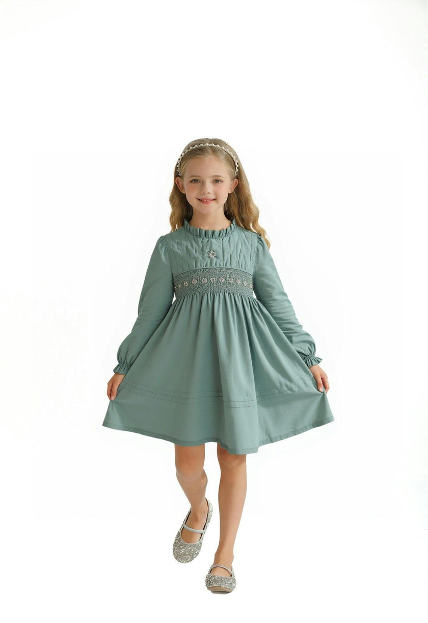 Jade Gathered Dress