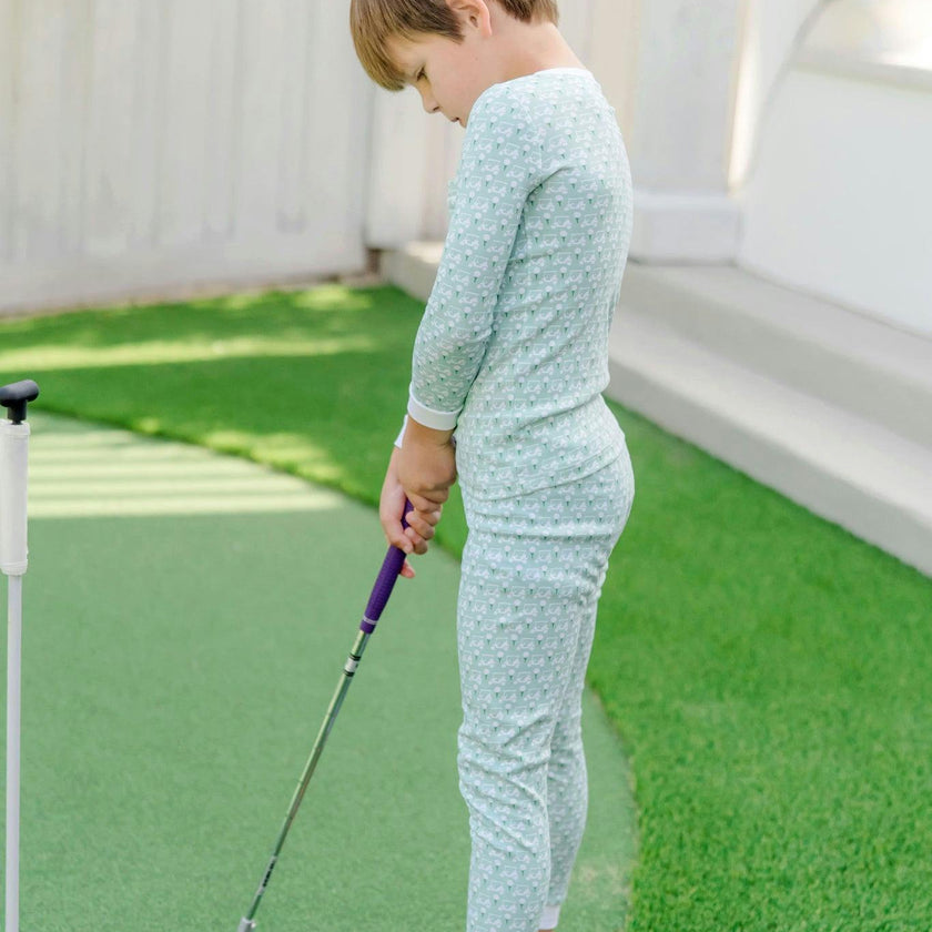 Bradford Boys' Pajama Pant Set - Golf Putting Green