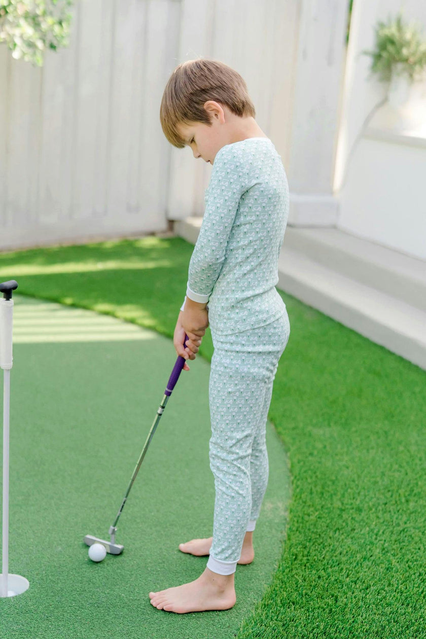 Bradford Boys' Pajama Pant Set - Golf Putting Green