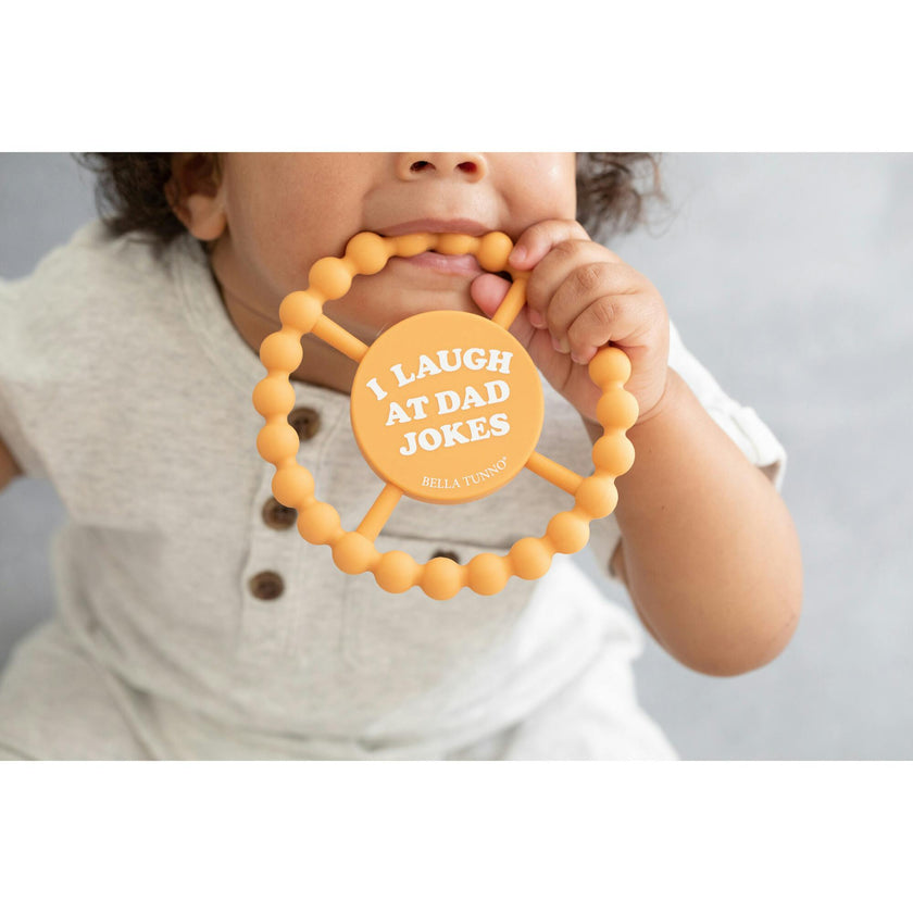 I Laugh at Dad Jokes Teether
