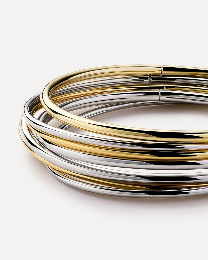 Gold Bangle Bracelet - Carter (3mm)